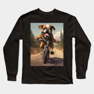 boxer and bike Long Sleeve T-Shirt